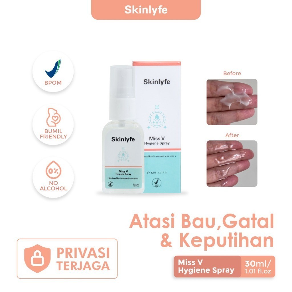 Skinlyfe Perapat Miss V Obat Keputihan Sabun Miss V Pembersih Kewanitaan Pengharum Miss V