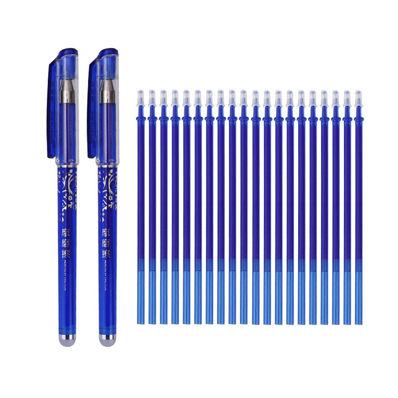 

0.5mm Erasable Gel Pen Set Black Blue Red Ink Refill Rod Kawaii Pens Washable Handle School Office Supplies Writing Stationery