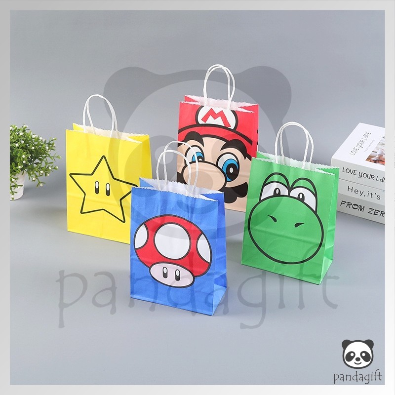 

Paper Bag Gift Cute / Paperbag Hadiah Mariobros Super Mario (15 x 8 x 21Cm) - GG0407