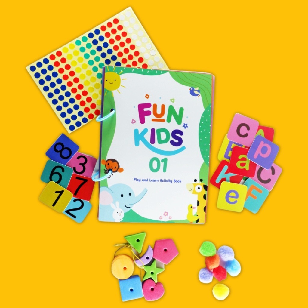 BG53ED ZIVANAKIDS FUN KIDS 01 Busy Book Buku Edukasi Anak Activity Book Fine Montessori Play Mainan 