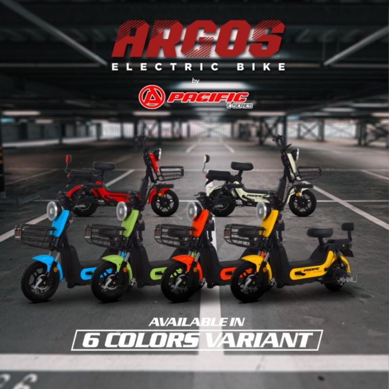 Sepeda Motor Listrik Pacific Argos 500 Watt Murah / Electric Bike Pacific Argos 500 Watt Murah