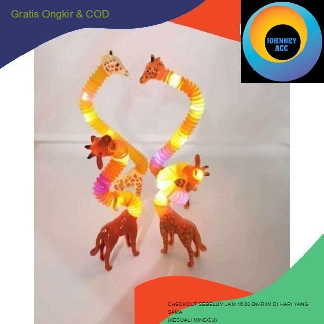 

JA MAINAN SELANG LED MAINAN ANAK POP PIPES / POP TUBES LAMPU LED POP LIGHT UP PIPES VIRAL / MAINAN LAMPU PIPA LED FIDGET TOYS 1PCS