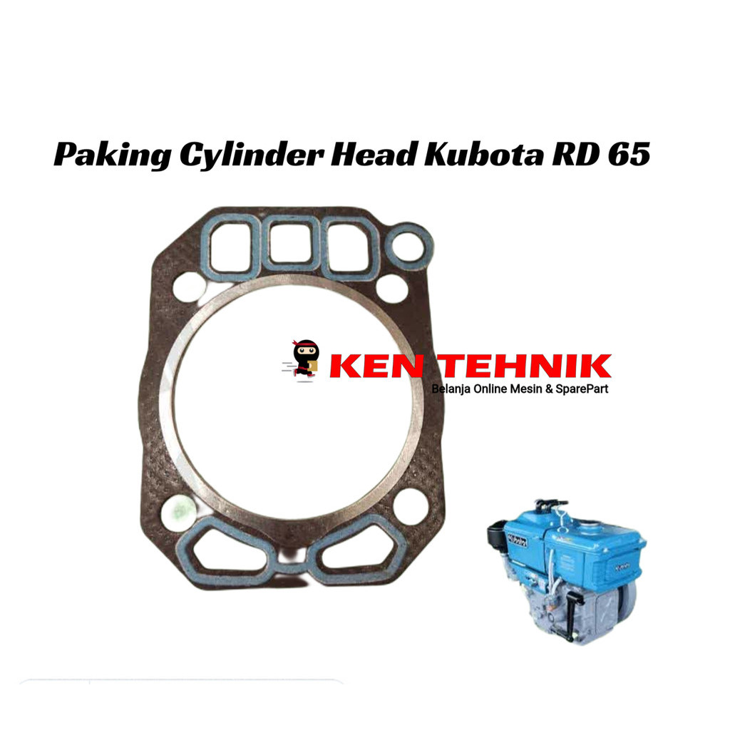 Paking kop Cylinder Head Mesin Diesel KUBOTA RD 65