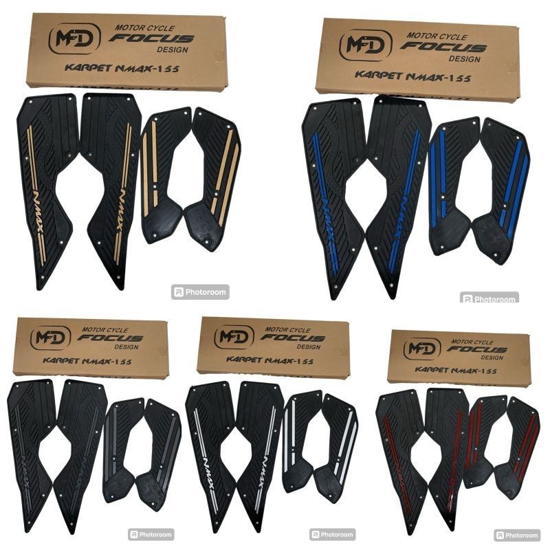 Karpet Motor Nmax New 2020-2023 Alas pijakan kaki All New Nmax 2020-2023 Rubber