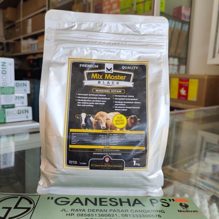 

MINERAL HITAM SAPI, Kwalitas premium 1kg