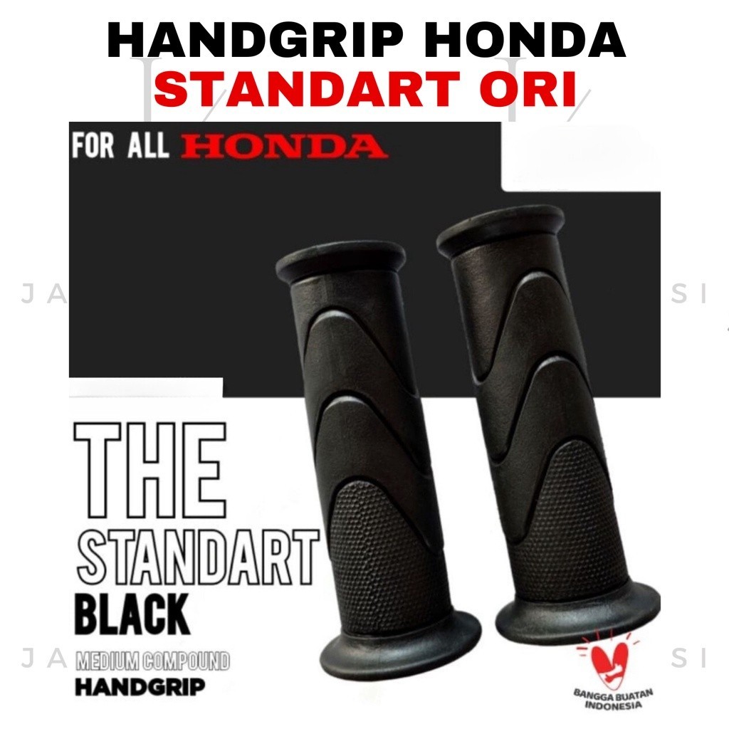 Handgrip Hanfat Standart Model HONDA ORI Polos Anti Licin Handfat Model Original Honda Orisinil Univ