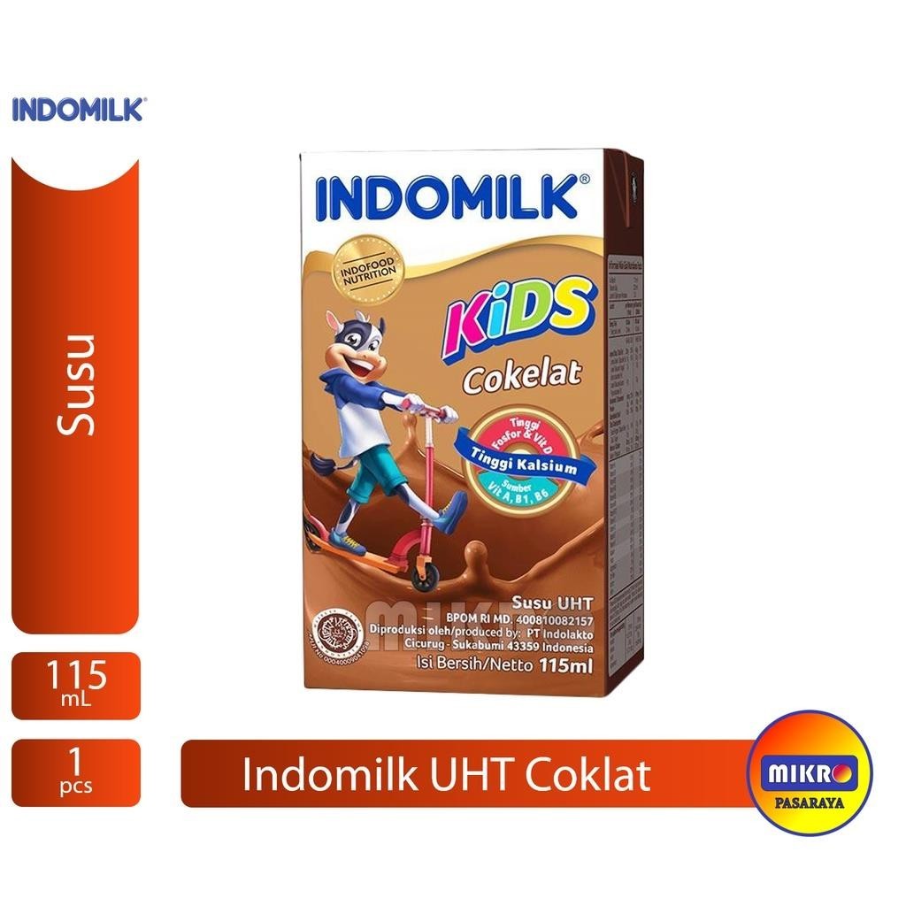 

Indomilk Kids Coklat Susu Cokelat UHT Dus [115 ml]