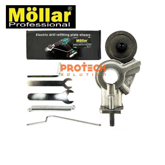 Adaptor Mesin Bor ke Gunting Potong Pemotong Plat Tipis Seng Mollar