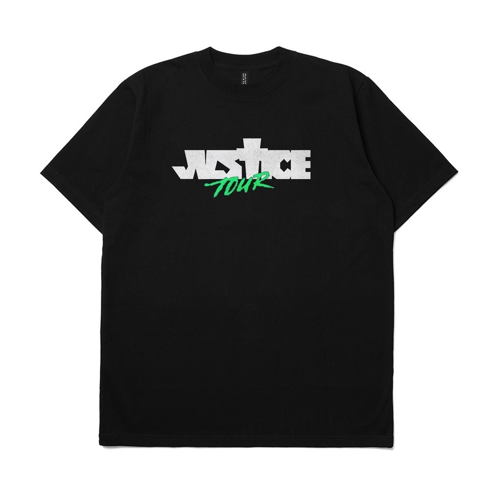 【COD】 NEW T-shirt Band Justin Bieber Justice Tour KAOS