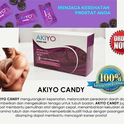 permen akiyo original resmi suplemen pria kuat tahan lama