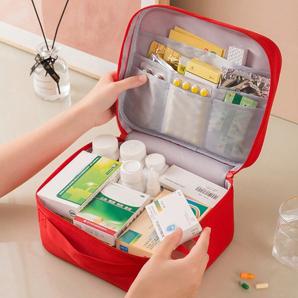 Portable Portable Medical Kit, Home First Aid Kit, Outdoor Travel Medical Kit, Large Capacity Medici