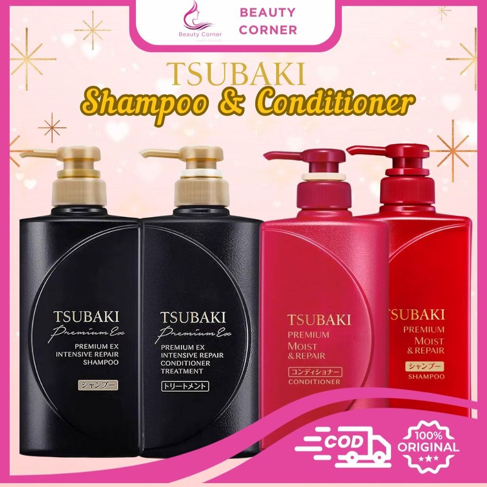 Tsubaki Premium Moist & Repair | Intensive Repair Shampoo & Conditioner 490ml