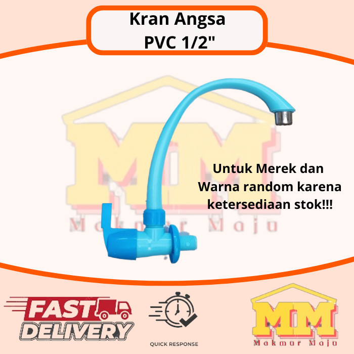 Keran Air Cuci Piring  Kran Angsa Bebek Plastik Pvc Tembok Dinding