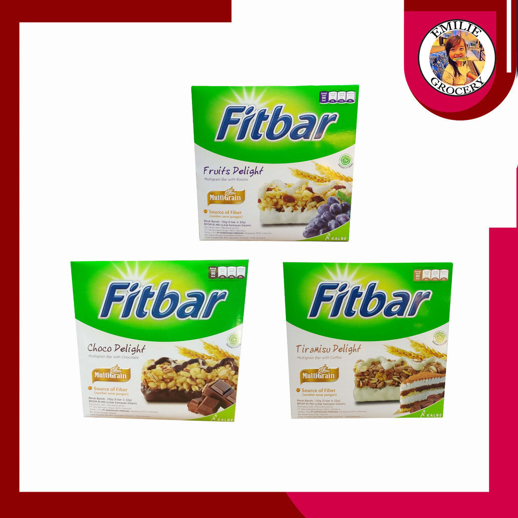 

Fitbar 1Box 1 Box Isi 12Pcs 12 Pcs Choco Coklat Fruits Nuts Tiramisu