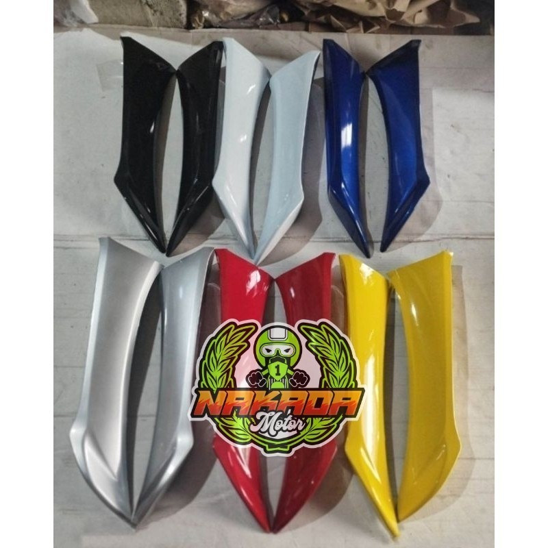 COVER BODY SAMPING SAYAP LUAR/DEK LUAR HONDA SUPRA X 125 LAMA OLD ALL WARNA