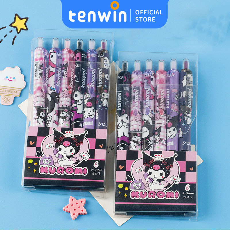 

Pulpen/Gelpen kuromi model CETEK KLIK SANRIO pena-tenwin offical