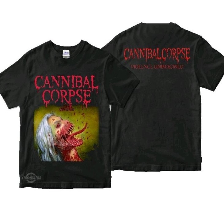 kaos CANNIBAL CORPSE 2 Violence unimagined Premium tshirt death metal kaos bandkaos vintage reggae t