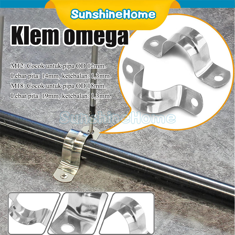 Klem Omega / Klem Pipa Paralon / Klem Pipa / Klem Pipa Paralon