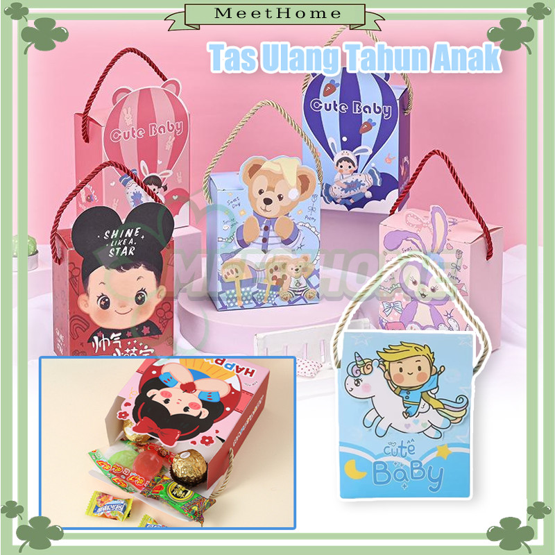 

Paper Bag Ulang Tahun Anak/Kotak Kado Ulang Tahun Paperbag/Paper Bag Kado Hadiah Pesta