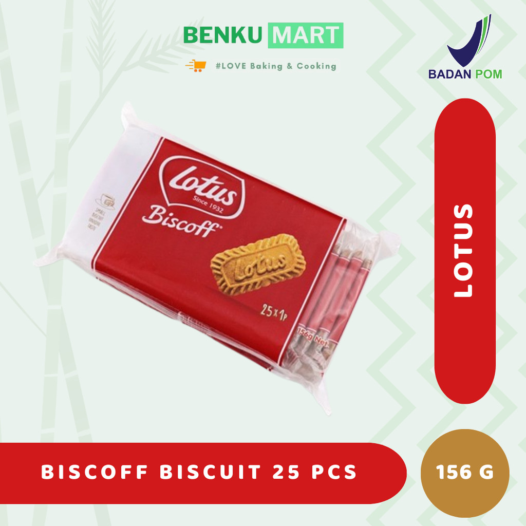 

Biscuit lotus 25 pcs - biskuit biscoff lotus individual pack 156 gram