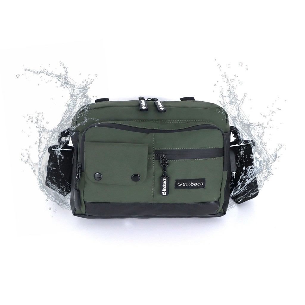 TAS JINJING COWOK MODEL REMAJA SELEMPANG / THOBACH - TAS SELEMPANG ANTI AIR TROJAN SLING BAG WATERPR