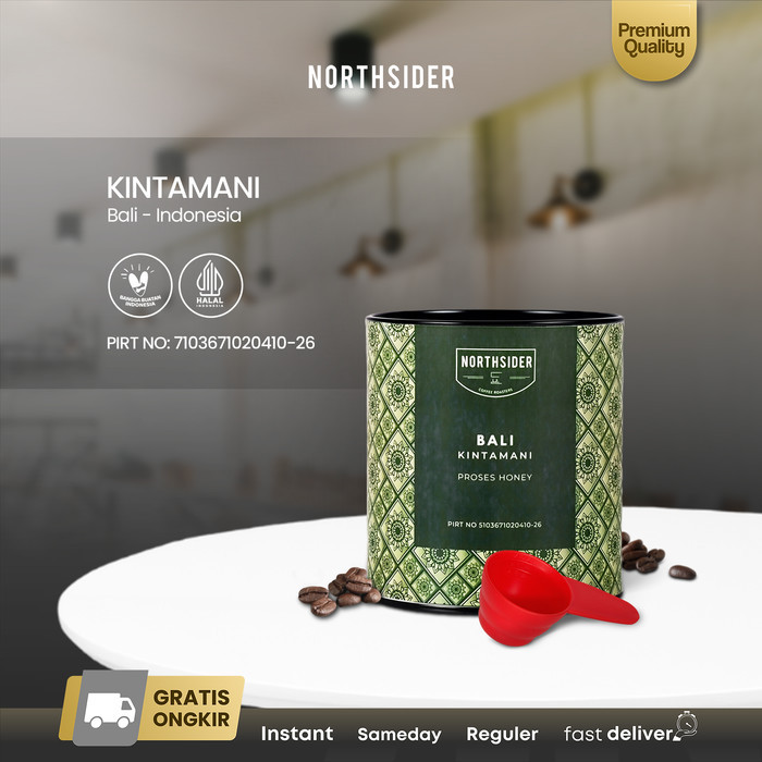

Roux Northsider Kopi arabika Bali Kintamani Honey Coffee - 100g, Biji Kopi