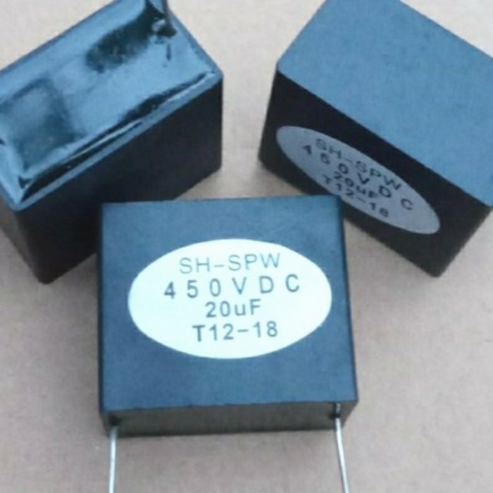 kapasitor 20uf 20 uf 450v 450volt 450vac 450 volt vac inverter
