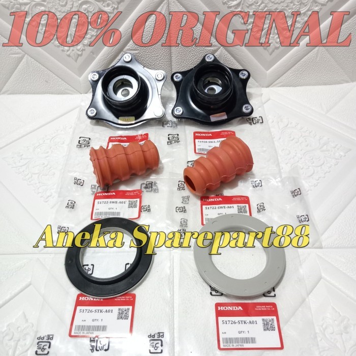 support shock + bearing + karet stopper honda crv gen3 gen 3 original