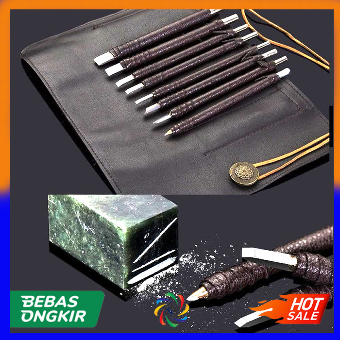 

Pisau Ukir Seni Pahat Carving Tool Tungsten Steel 8 PCS