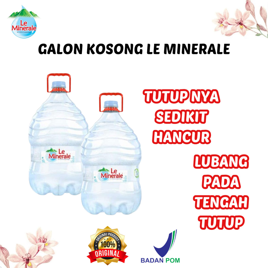LACIKOSME GALON KOSONG LE MINERALE - GALON SEKALI PAKAI LE MINERALE 15 LITER