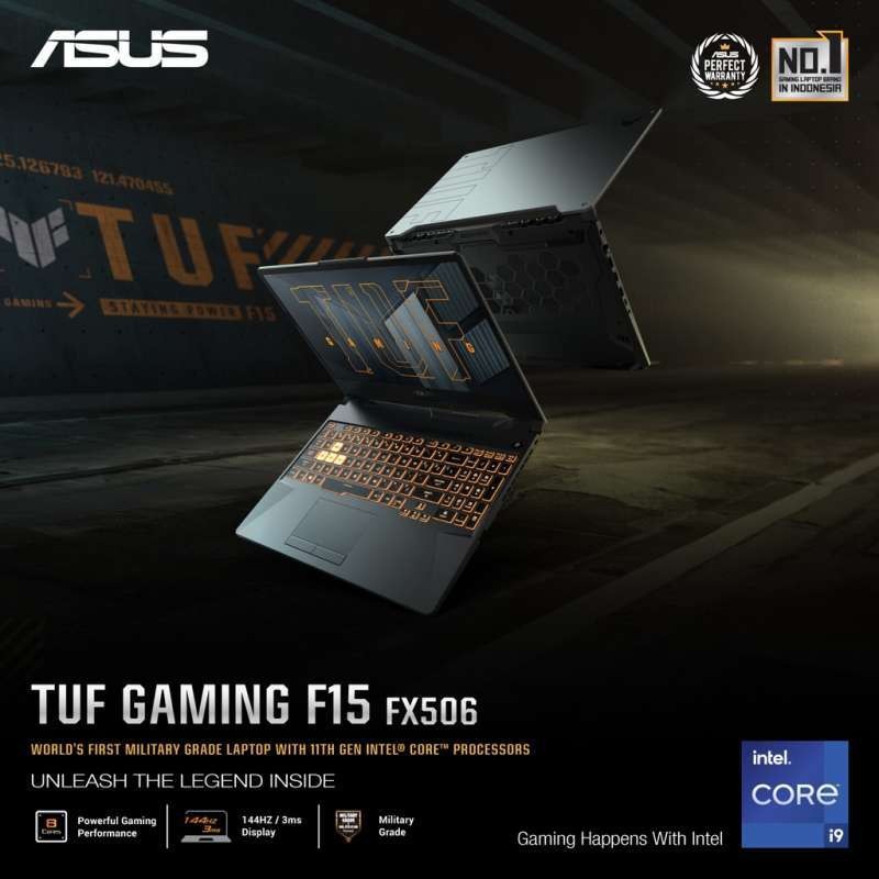 ASUS TUF Gaming F15 FX506HC-I535B6T-O11 SECOND RAM 16GB (Bogor)