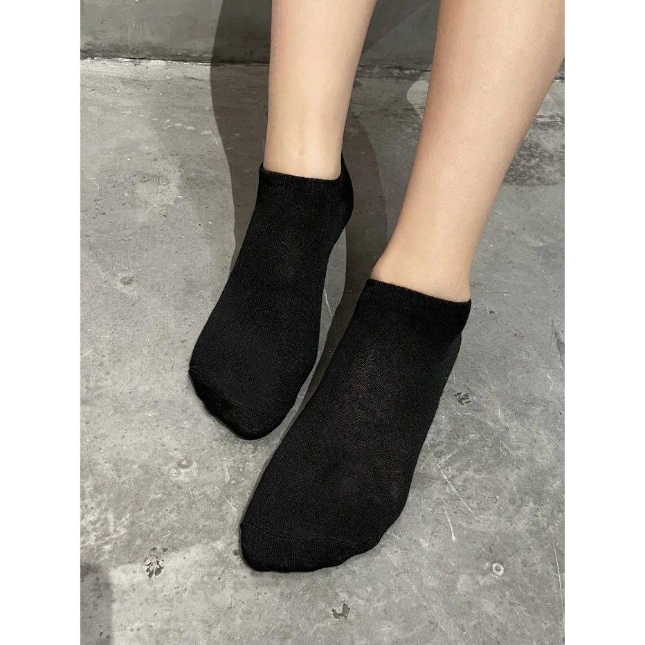 

Kaos Kaki Pendek bawah Mata Kaki Polos Pria Wanita Dewasa hidden sock - Hitam