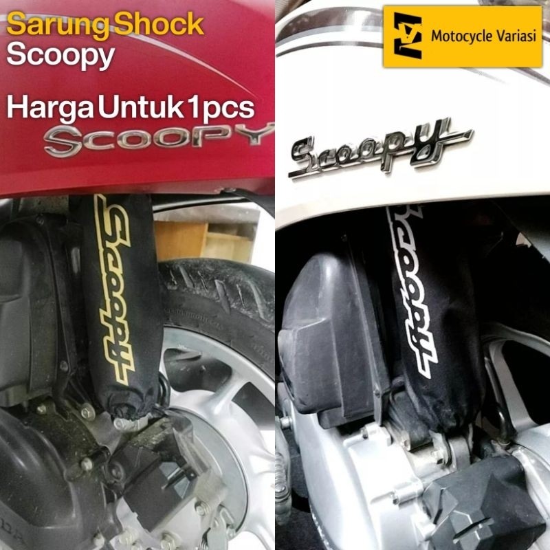 Cover Shock motor Scoopy Cover Shockbreaker Scoopy Cover Sokbeker Scoopy Cover Shock Belakang Scoopy