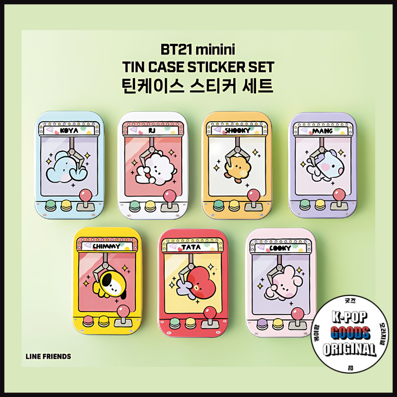 BT21 Card Case Sticker Set