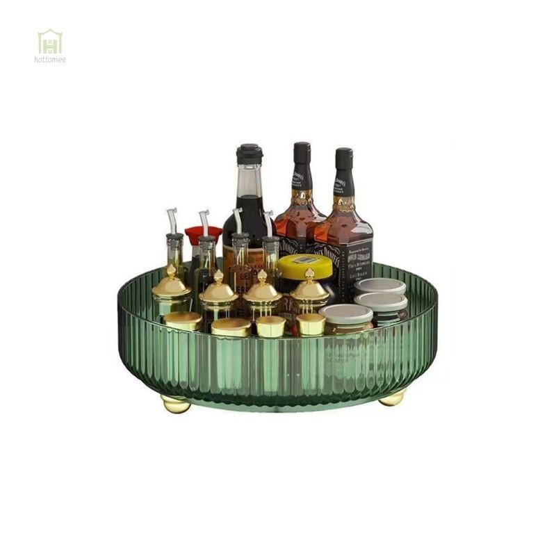 Rak Penyimpanan Kapasitas Besar Dapat Diputar Kotak Penyimpanan Kosmetik Kotak Bumbu Multifungsi hot