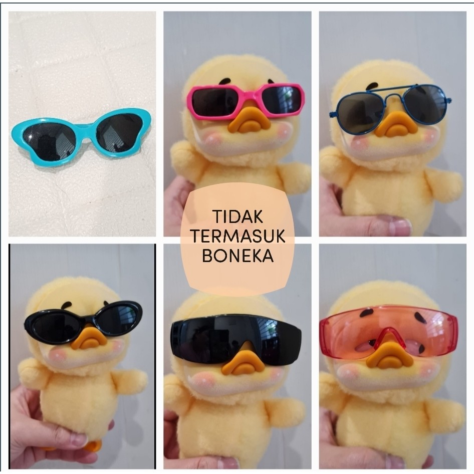 READY KHUSUS KACAMATA UPSET DUCK//AKSESORIES KACAMATA UPSET DUCK VIRAL//BONEKA UPSET DUCK