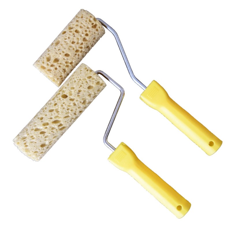 

Classic Seaweed Sponge Roller Brush 4/6'' Texture Roller for Paint Art Wall Deco