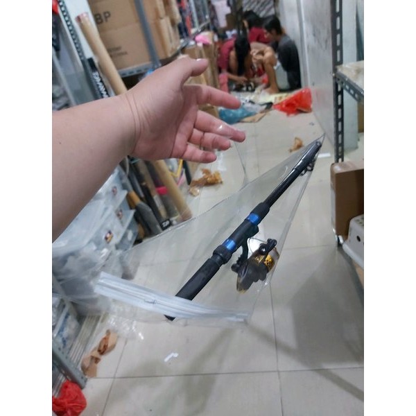 joran pancing set siap pakai daido reel atom dan antena 150 cm plus tas plastik  ditambah bonus perl