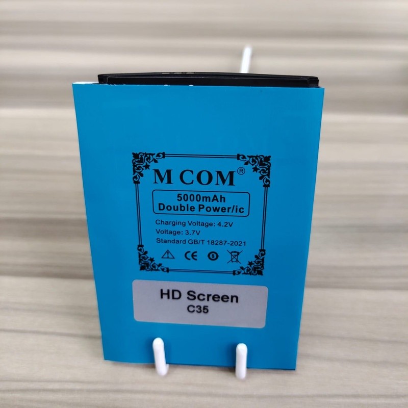 MS Battery Batere Batre Baterai Double Power Mcom HP Android HD Screen C35