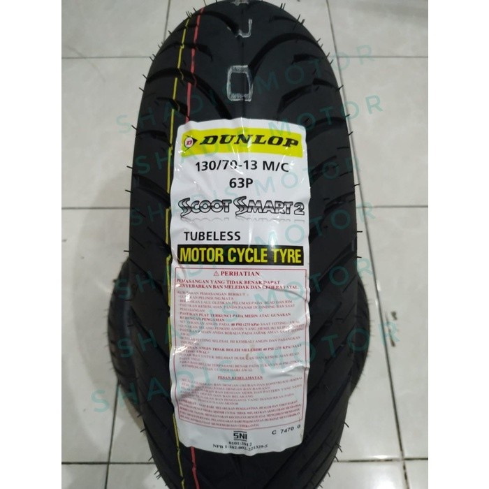 Ban Dunlop Tubeless Scoot Smart 2 Ukuran 130/70 Ring 13 Bukan Ban Biasa