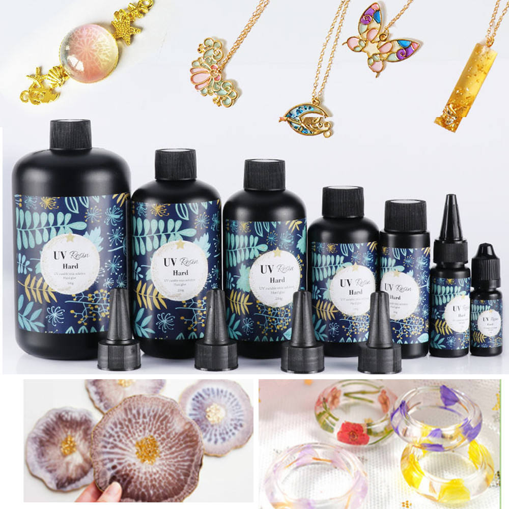 25g/60g Resin Clear DIY Resin UV hard asisst Resin UV Bening DIY Resin Clear Resin UV Keras Resin Ul