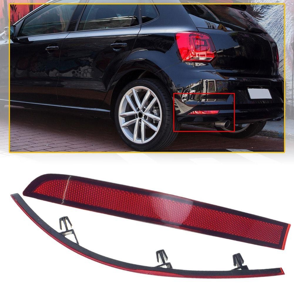 2x For Volkswagen VW Touran 2006~2010 1T0945105A 1T0945106A Rear Bumper Reflector Tail Light Lamp Re