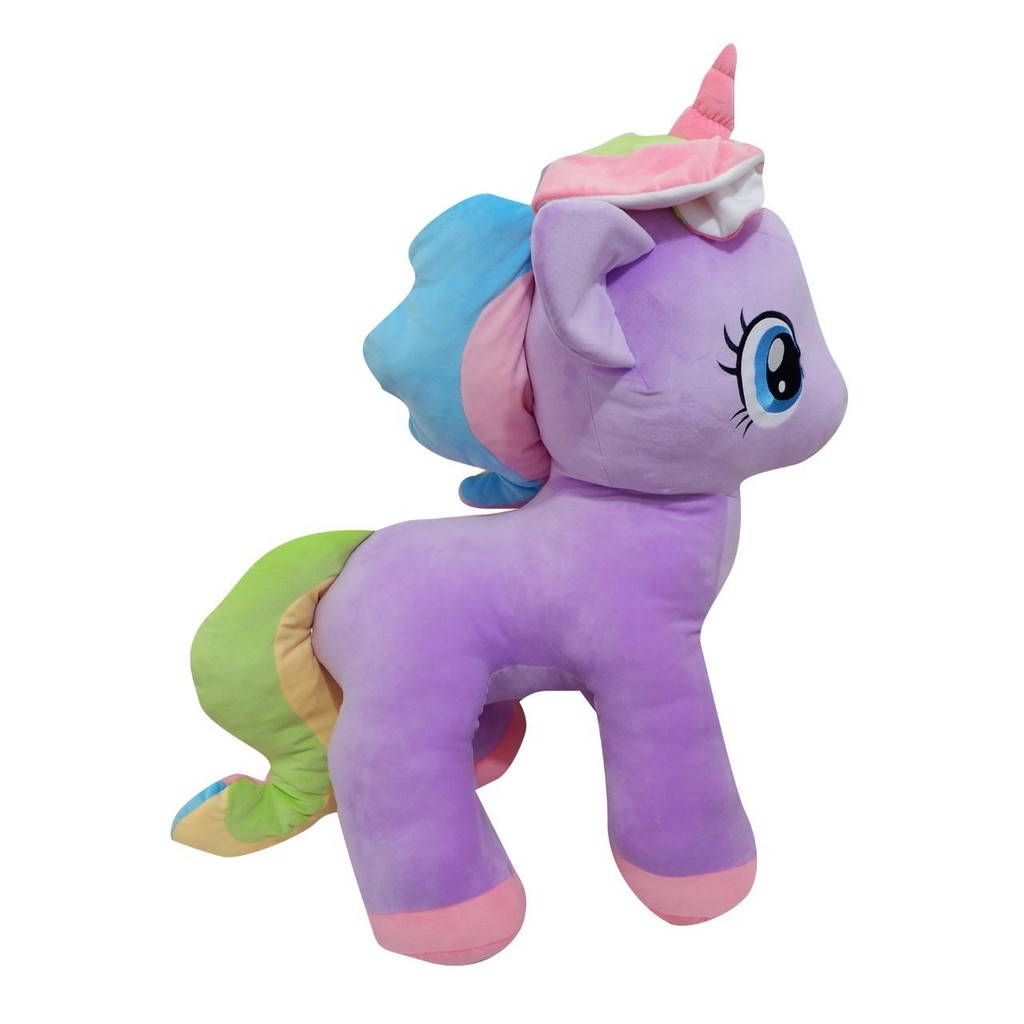 Bantal Anak Unicorn Istana Boneka Bantal Lipat Unicorn