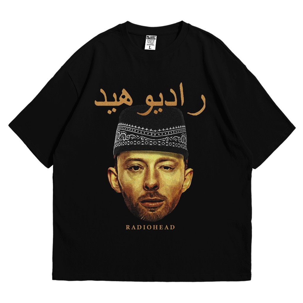 【COD】S-4XL Tshirt  -  Radiohed Arabic Tees | Kaos Band | BAJU MUSIK METAL ROCK | Rollingstout