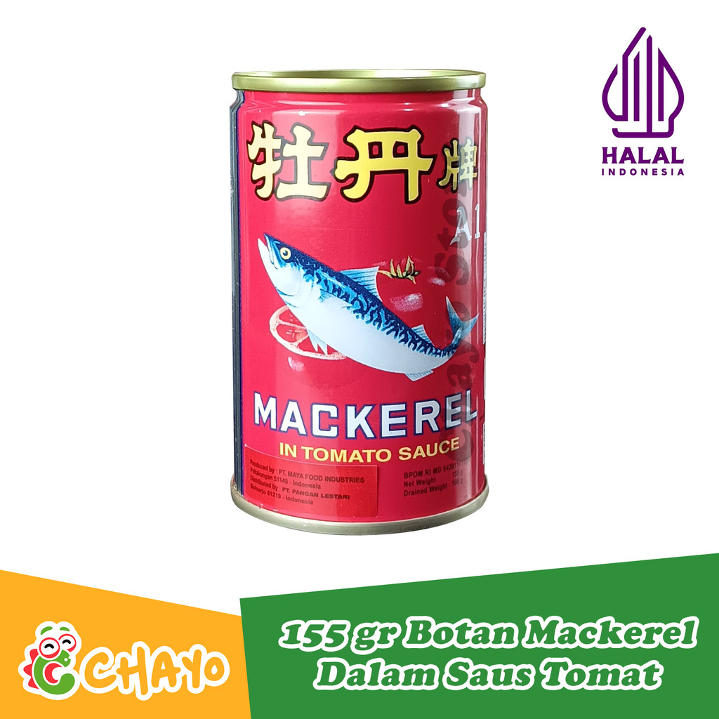 

Botan A1 Mackerel in Tomato Sauce 155 gr Ikan Sardin Kaleng Botan Saus Tomat Ikan Kalengan