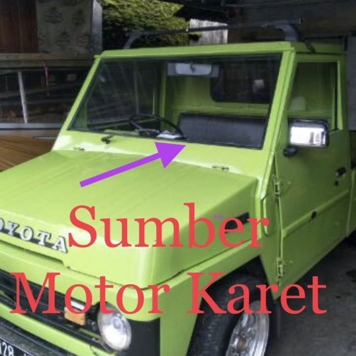 Karet Kaca Depan Kijang Doyok/KF10