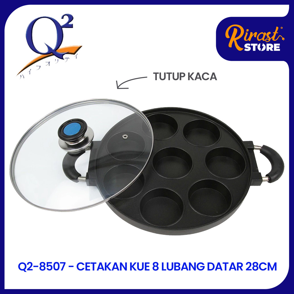 RIRAST- Q2 CETAKAN KUE 8 LUBANG DATAR Q2-8507