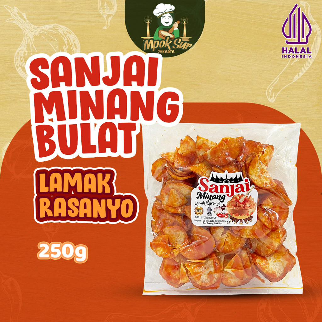 

Mpok Sur - Keripik Sanjai Bulat 250 gr