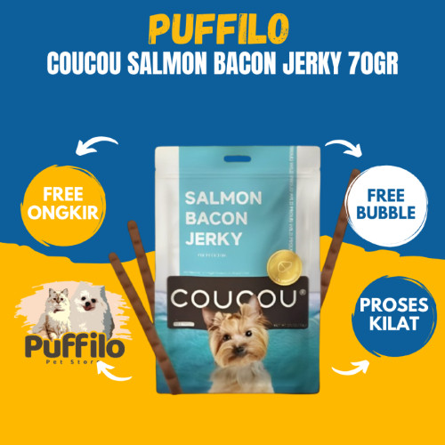 

COUCOU SALMON BACON JERKY 70GR