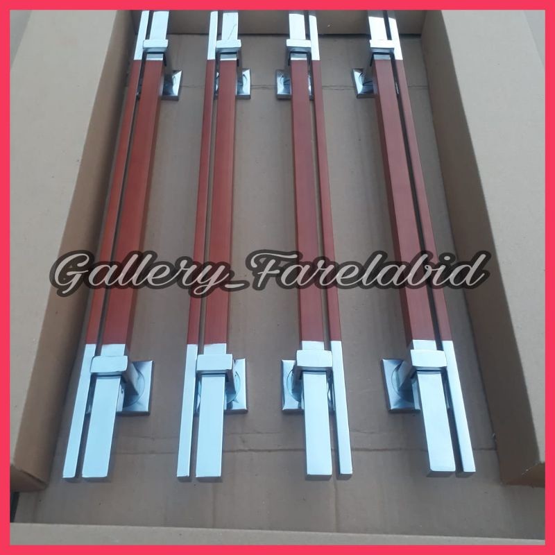 BG65R 4 BATANG Handle Pintu Rumah Stainless 60 Cm Gagang Pintu Modern 45 Cm Pegangan Pintu Kupu Taru
